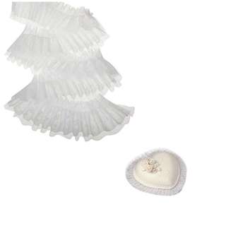 RedMan Tuk-n-Ruffle Trim - White
