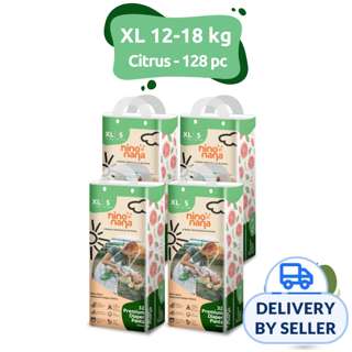 Nino Nana MegaCase Diaper Pants - Citrus XL (12-18kg) Nino Nana MegaCase Diaper Pants - Citrus XL (12-18kg)