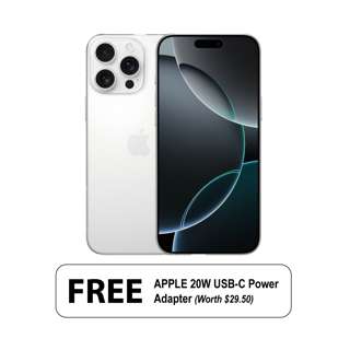 Apple iPhone 16 Pro Max 256GB - White Titanium