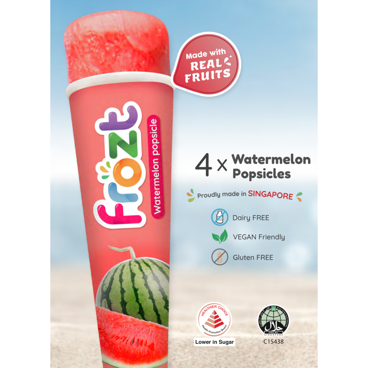Frozt Popsicles - Watermelon Frozt Popsicles - Watermelon