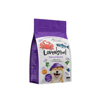 Loveabowl Grain Free Dry Dog Food - Salmon & Snow Crab