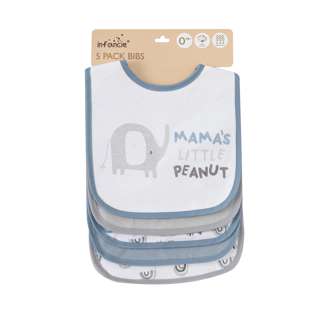 Cotton Drooler Bibs Set -  Mama's Little Peanut