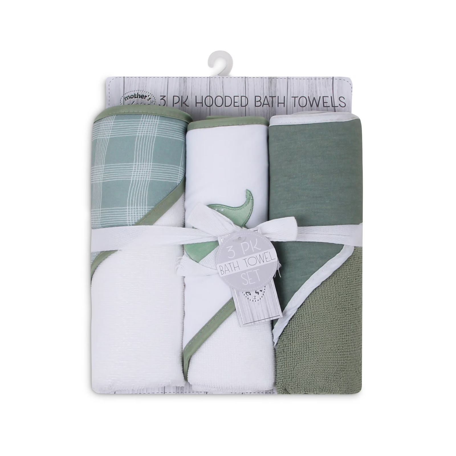 Baby Hooded Towel Set - Dino