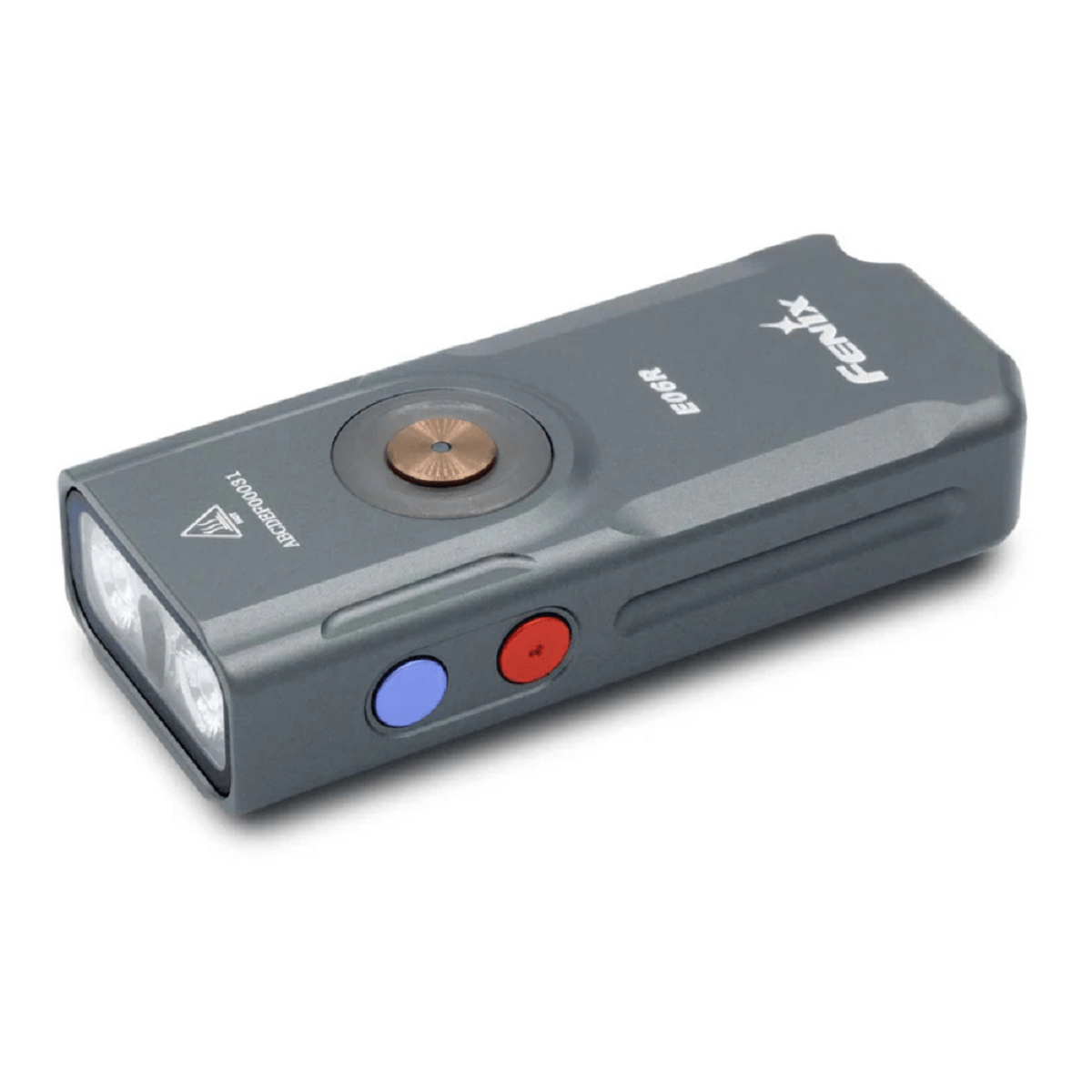 Fenix E06R 700 Lumens Rechargeable Keychain Flashlight, Grey