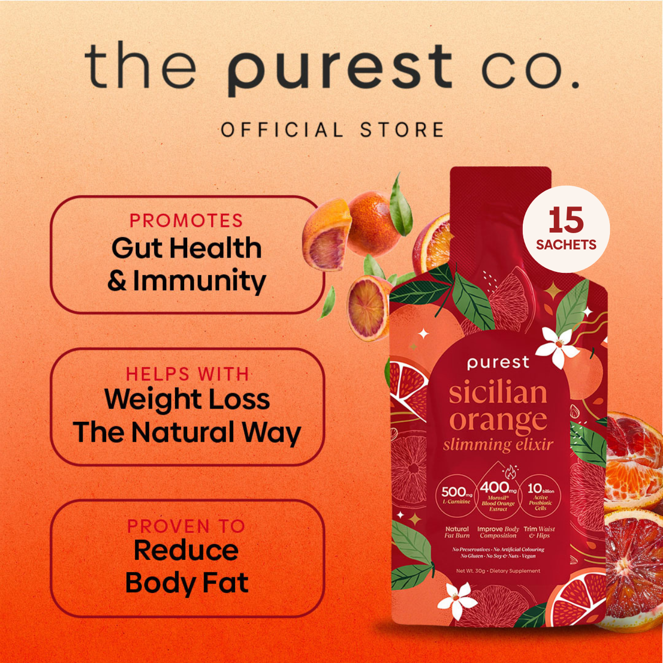 The Purest Co Sicilian Orange Slimming Elixir