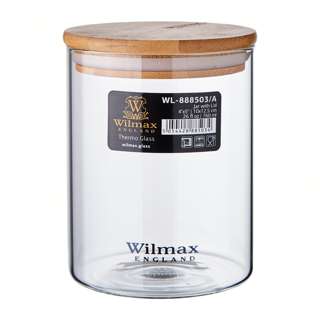 Wilmax England Thermo Glass Jar With Lid (760ml)