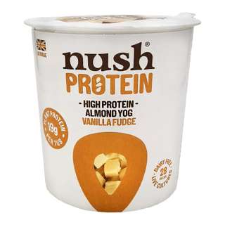 Nush Vegan Vanilla Fudge High Protein Almond Yoghurt
