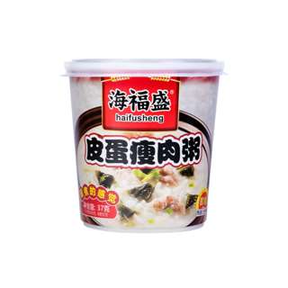 Haifusheng Instant Preserved Egg And Lean Meat Cup Porridge