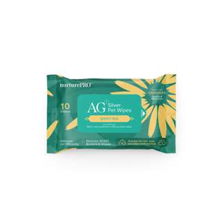 Nurture Pro AG Silver Pet Wipes - Green Tea