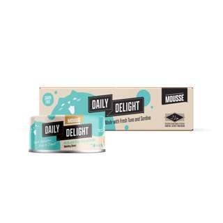 Daily Delight Mousse Wet Cat Food - Tuna & Sardine