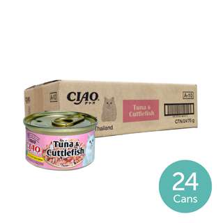 Ciao Jelly Wet Cat Food - Tuna & Cuttlefish