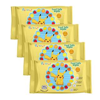 Caredyn Pokemon Food Safe Wipes 15 Sheets