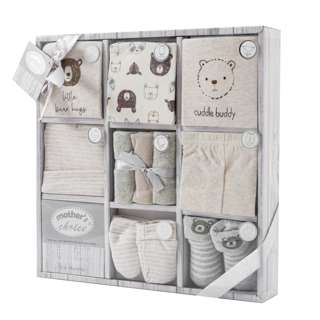 Mother's Choice 10-Pc Baby Gift Box - Beige Bear