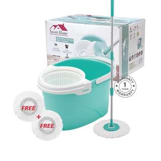 Sweet Home Supamop-Taiwan S220 Blue Spin Mop-incl.3 Refill