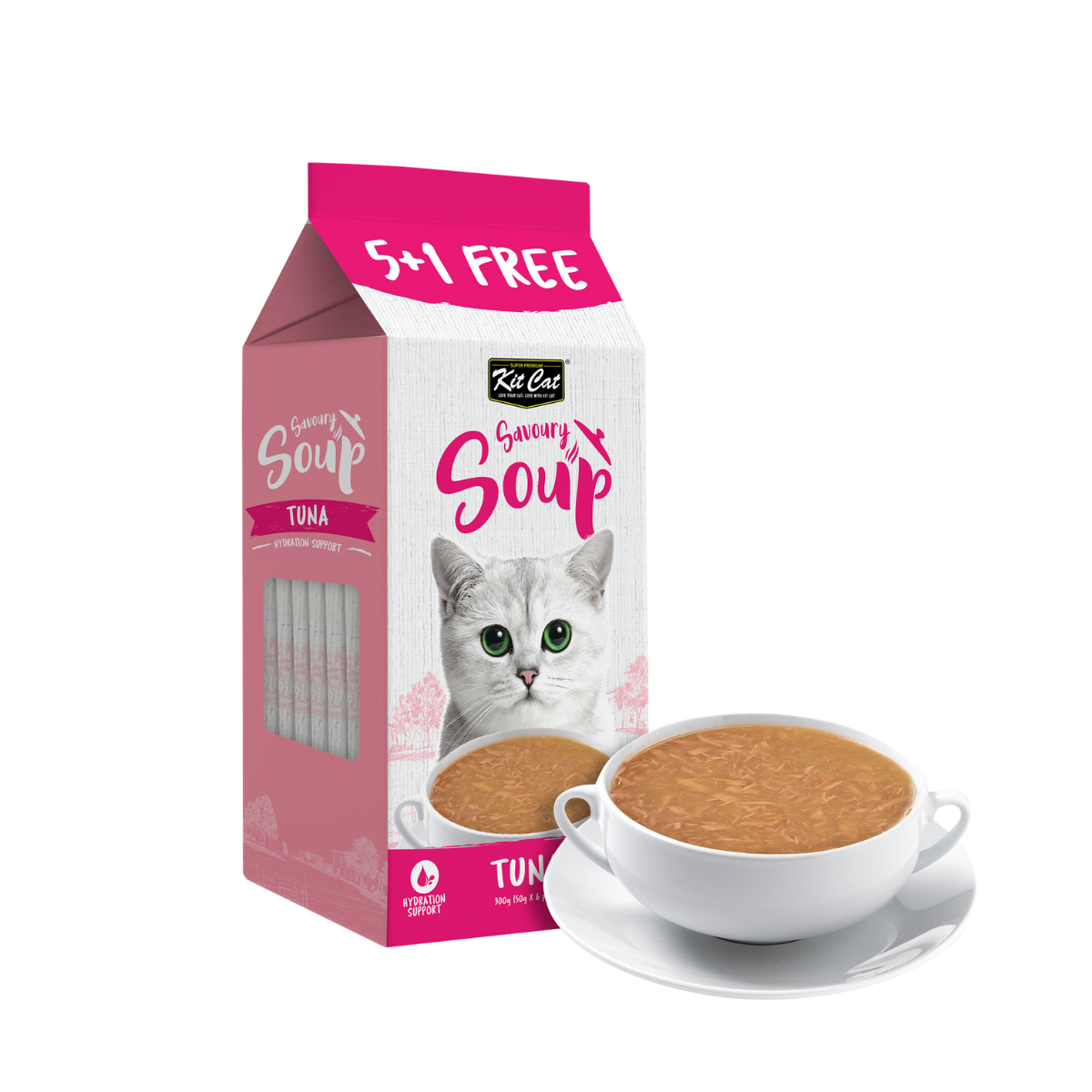 Kit Cat Savoury Soup Wet Food Pouches for Cats - Tuna