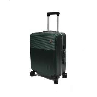 20in Aluminium Frame Antitheft Luggage Front Opening - Green