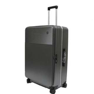 28in Aluminium Frame Antitheft Luggage Front Opening - Grey