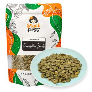 SnackFirst Halloween Pumpkin Seeds - Natural Unsalted