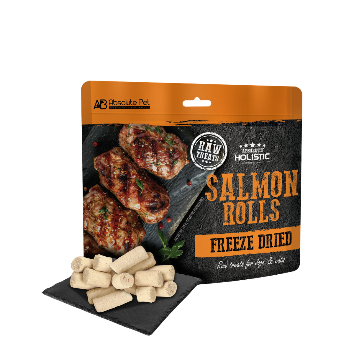 Absolute Holistic Freeze Dried Raw Treats - Salmon Rolls