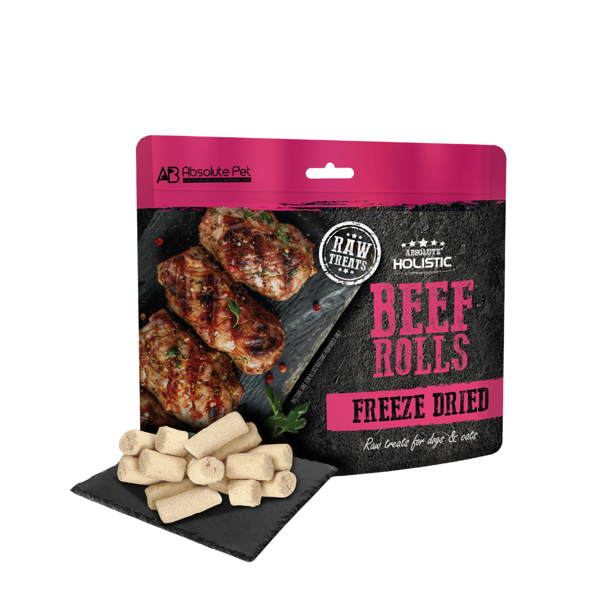 Absolute Holistic Freeze Dried Raw Treats - Beef Rolls | NTUC FairPrice