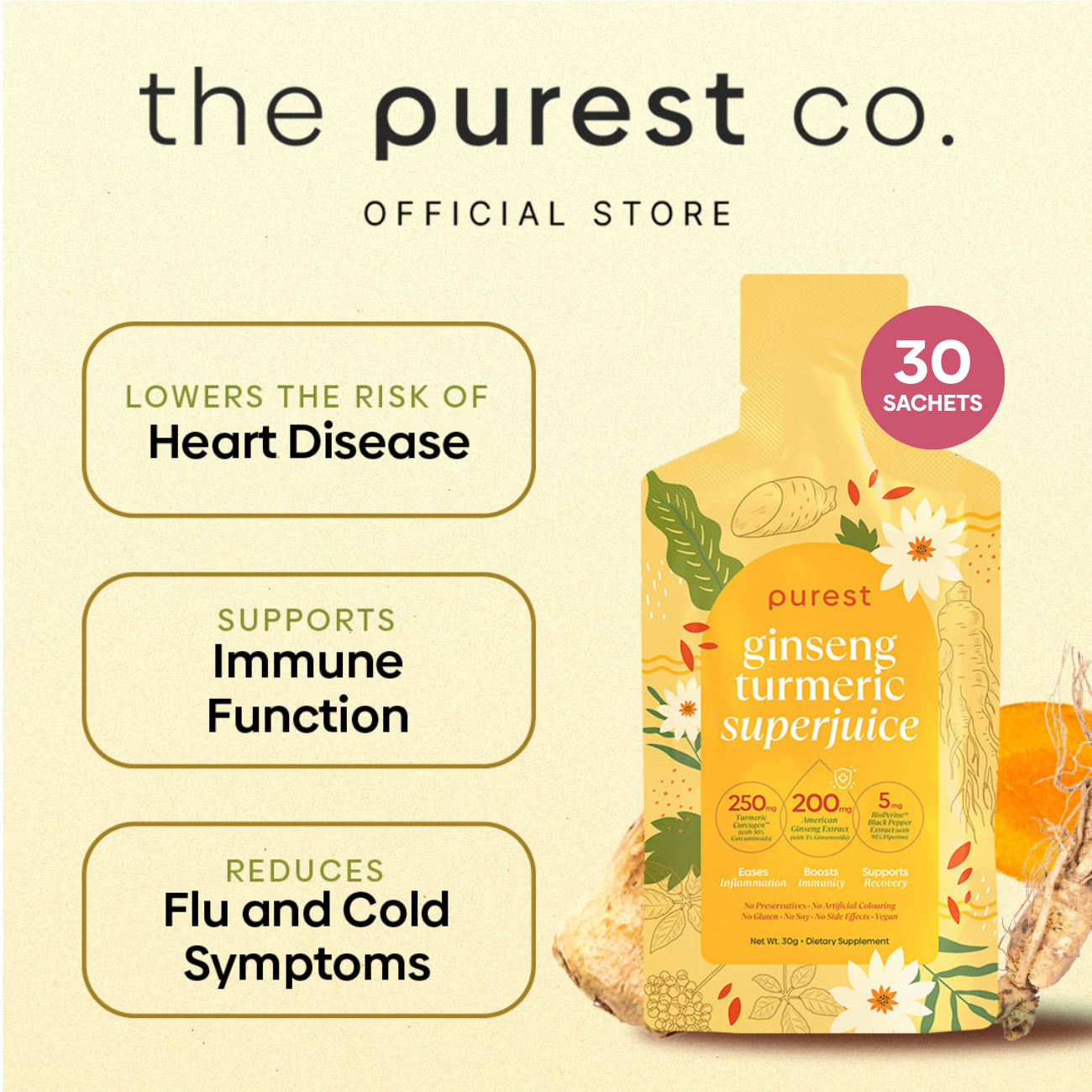 The Purest Co Ginseng Turmeric Superjuice