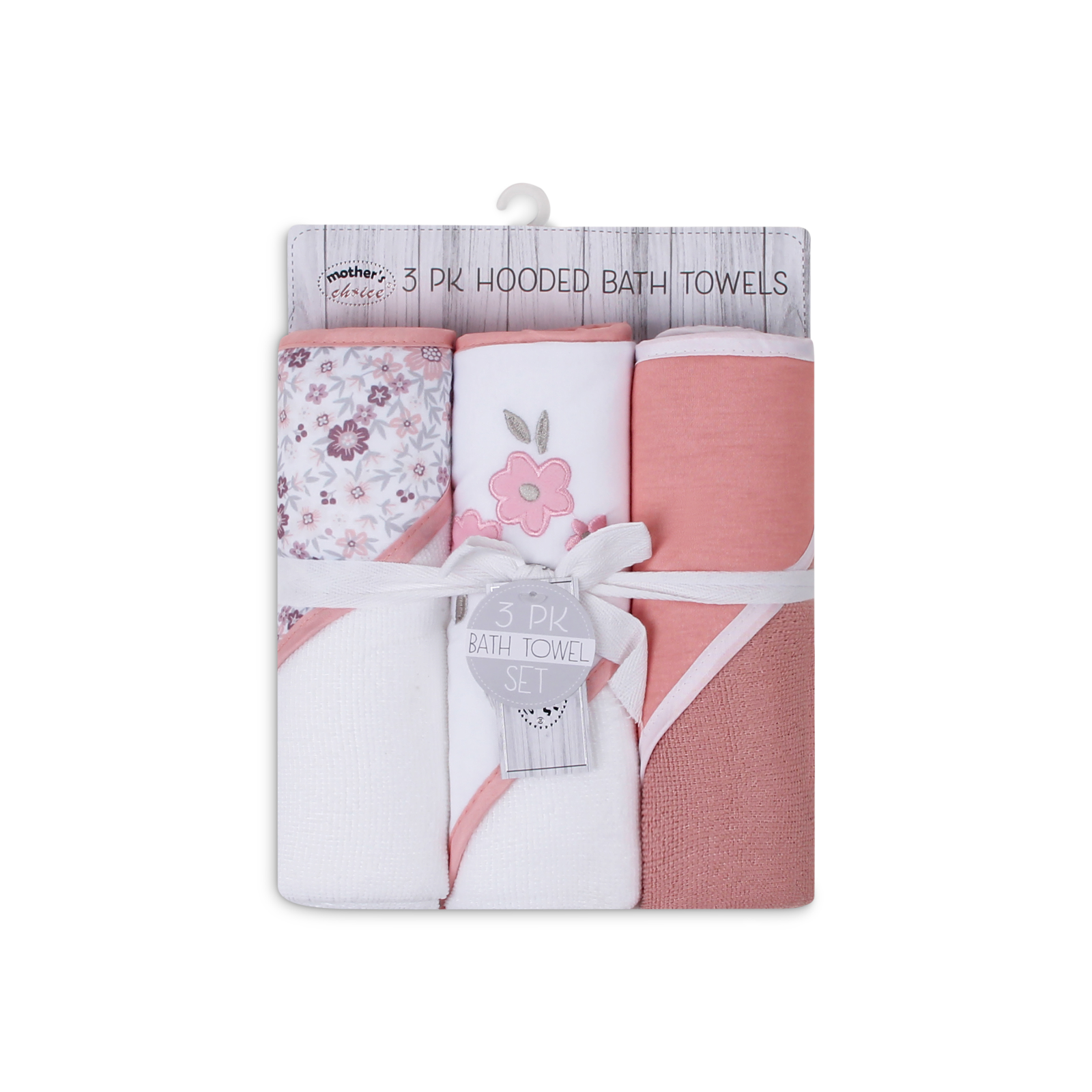 Baby Hooded Towel Set - Flowers