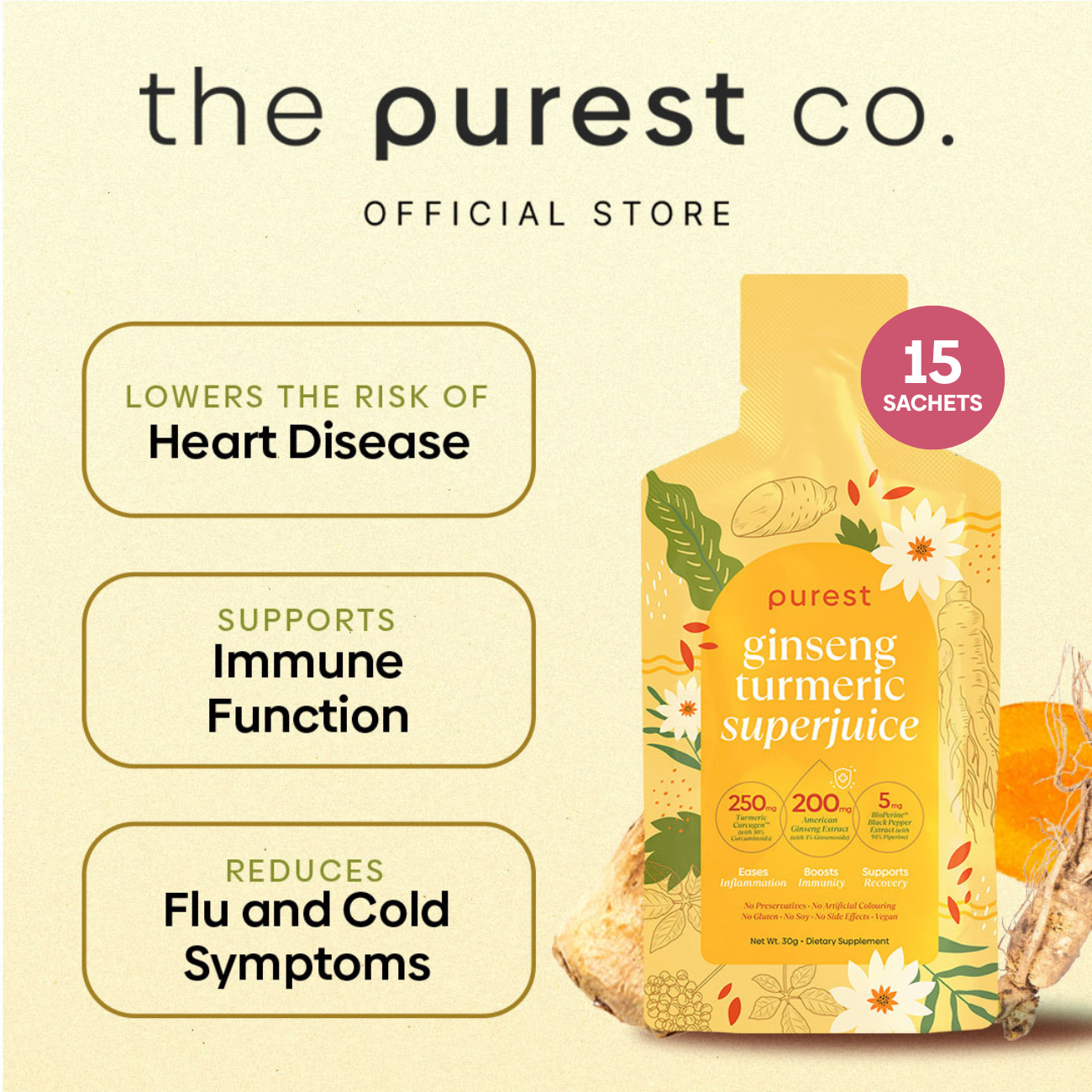 The Purest Co Ginseng Turmeric Superjuice