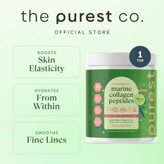 The Purest Co Marine Collagen Peptides - Matcha