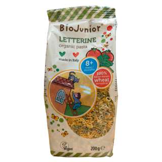 BioJunior Organic Pasta Mini Letters