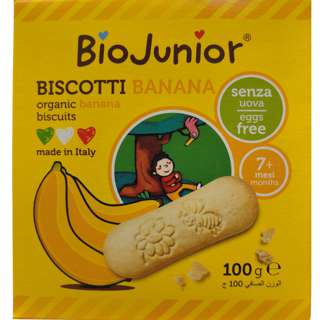 BioJunior Organic Banana Biscuits