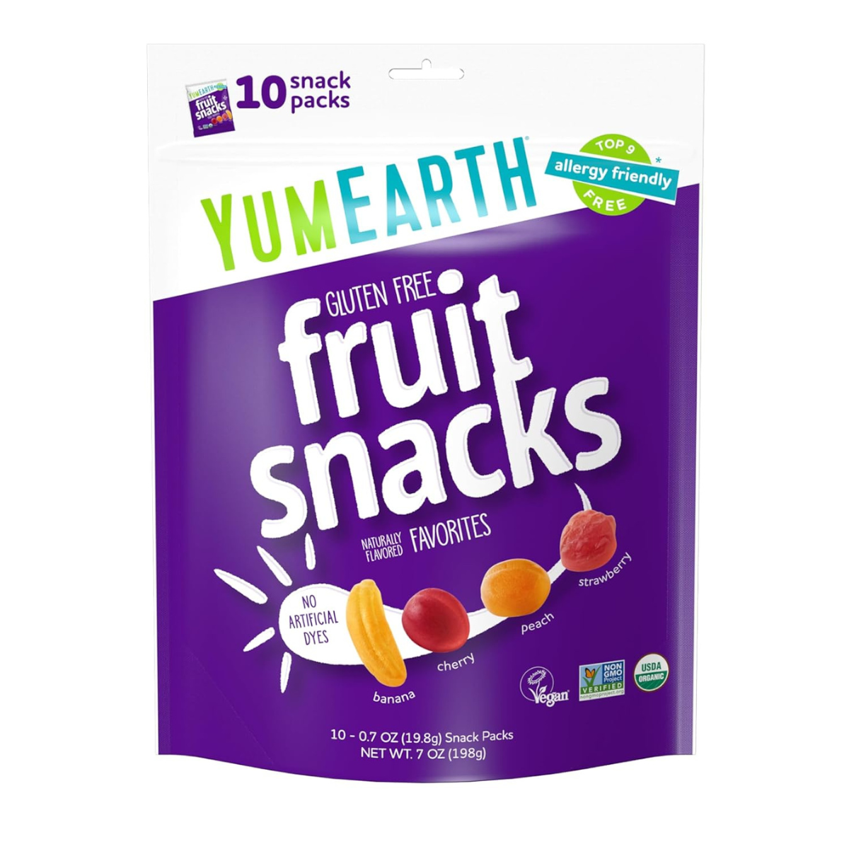 YumEarth Gluten Free Fruit Snacks