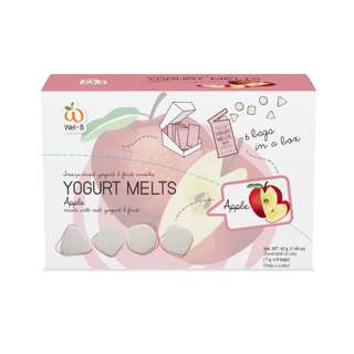 Wel.B Freeze Dried Yogurt Melts Box - Apple Wel.B Freeze Dried Yogurt Melts Box - Apple