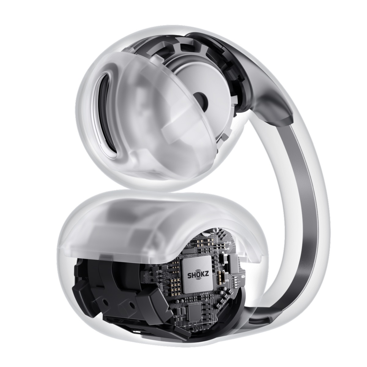 Shokz OpenDots One - Grey | NTUC FairPrice