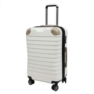 24" Medium Antitheft Expandable Luggage - White