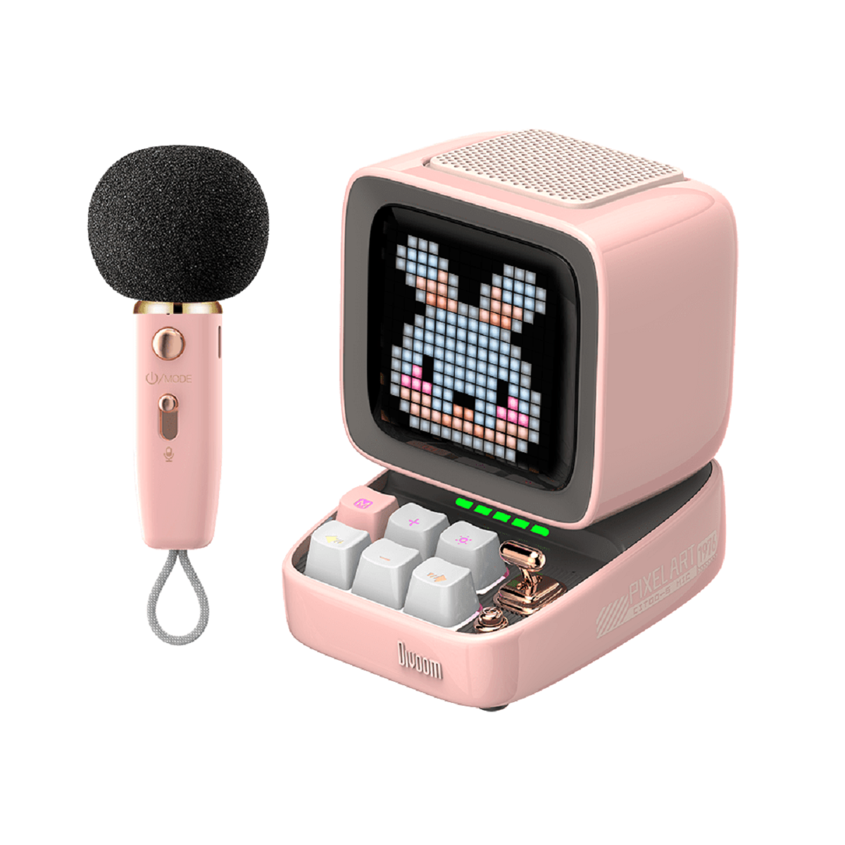 Divoom Ditoo-5M Karaoke Bluetooth Speaker - Pink Divoom Ditoo-5M Karaoke Bluetooth Speaker - Pink