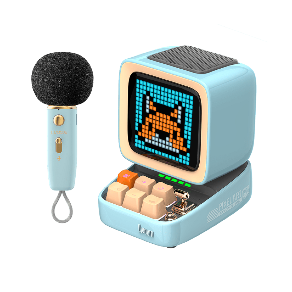 Divoom Ditoo-5M Karaoke Bluetooth Speaker - Blue Divoom Ditoo-5M Karaoke Bluetooth Speaker - Blue