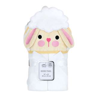 Cotton Baby 3D Hooded Towel - Lamb Cotton Baby 3D Hooded Towel - Lamb