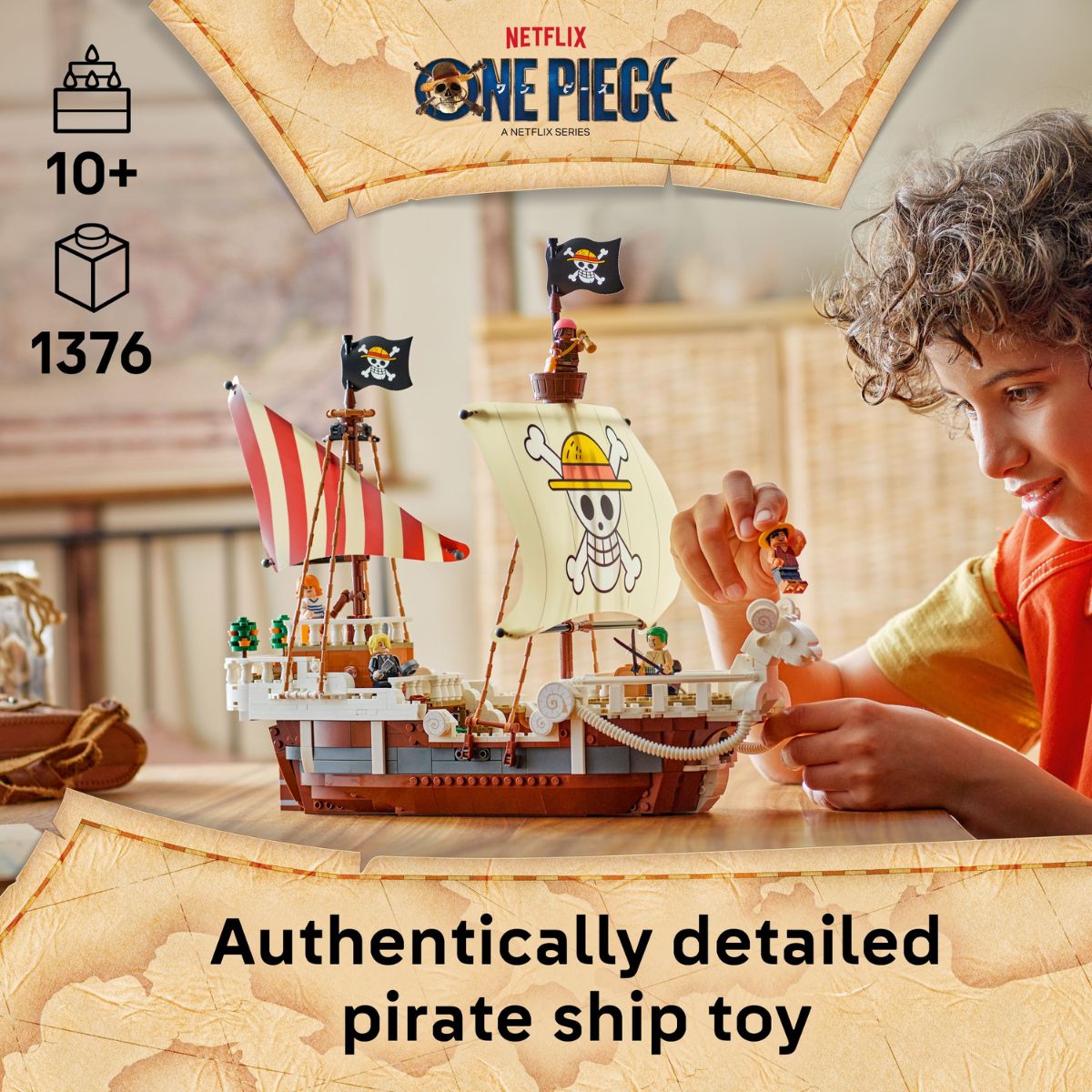 LEGO 75640 ONE PIECE The Baratie Floating Restaurant | NTUC FairPrice