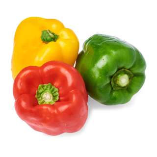 Agro Fresh Tri Colour Capsicum(Red,Yellow,Green)