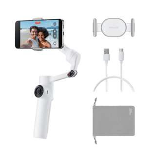Insta360 Flow 2 Gimbal Stabilizer, Standard Bundle - White