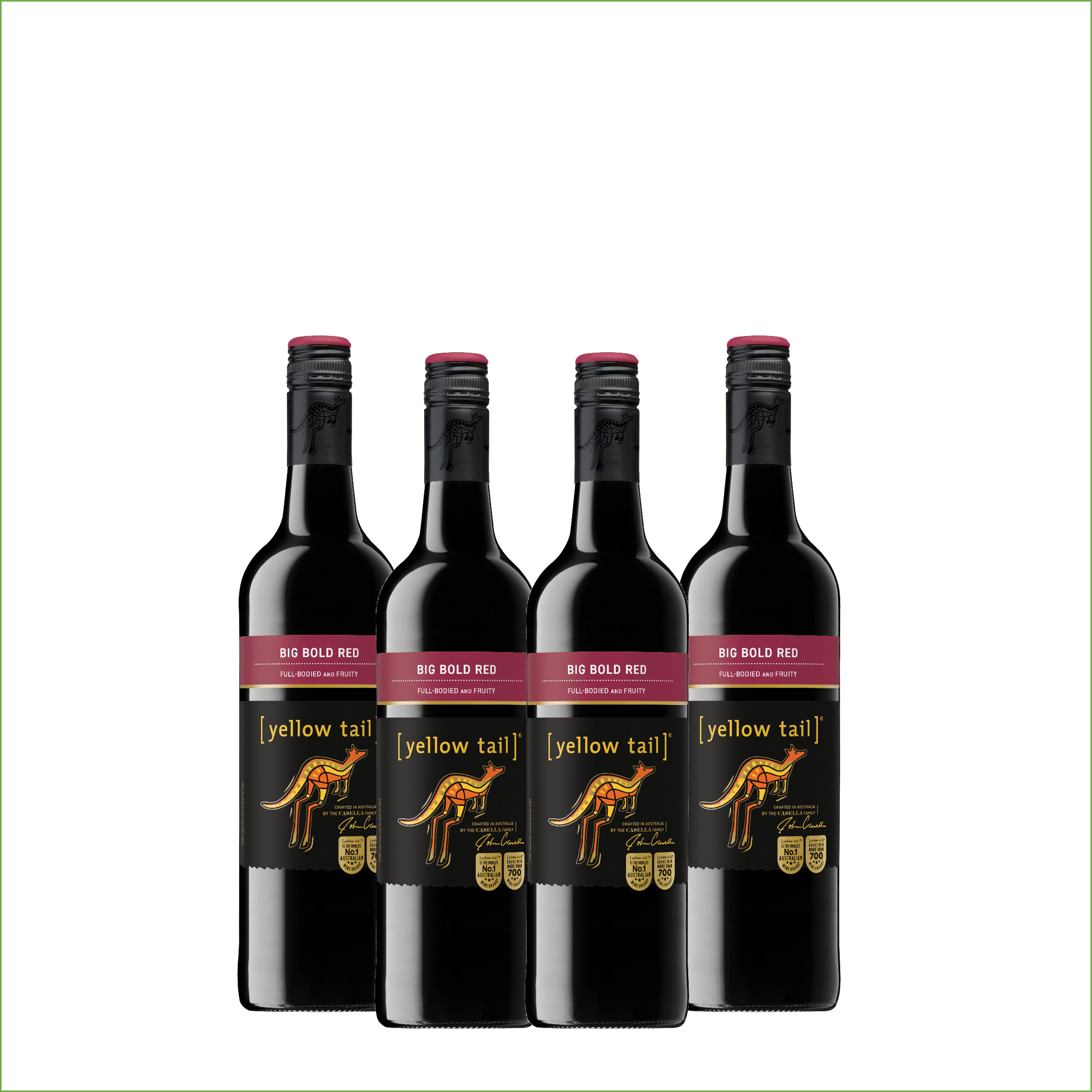 Big Bold Red Red Tail Wine Yellow Tail Big Bold Red Red Wine Case4