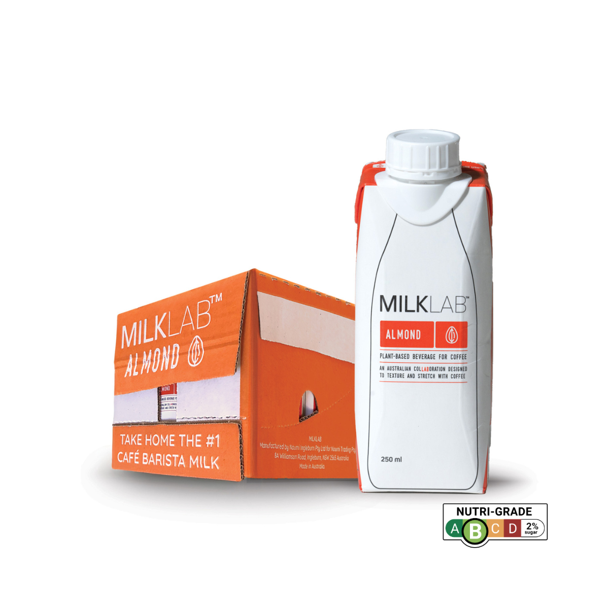 MilkLAB Plant-Based Beverage For Coffee - Almond