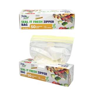 SnL Resealable Double Zipper Sandwich Bag SnL Resealable Double Zipper Sandwich Bag