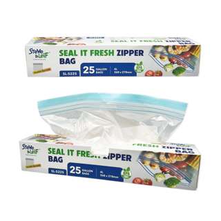 Steve & Leif Resealable Double Zipper Bag - Gallon