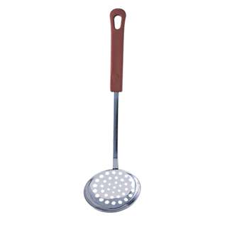 Zebra Stainless Steel Slotted Ladle With Nylon Handle