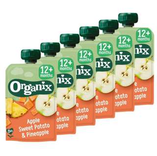 Organix Apple, Sweet Potato and Pineapple Fruit Puree Pouch