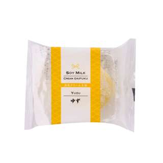 Yuzu Soy Milk Cream Daifuku Japan Frozen Mochi Dessert Yuzu Soy Milk Cream Daifuku Japan Frozen Mochi Dessert
