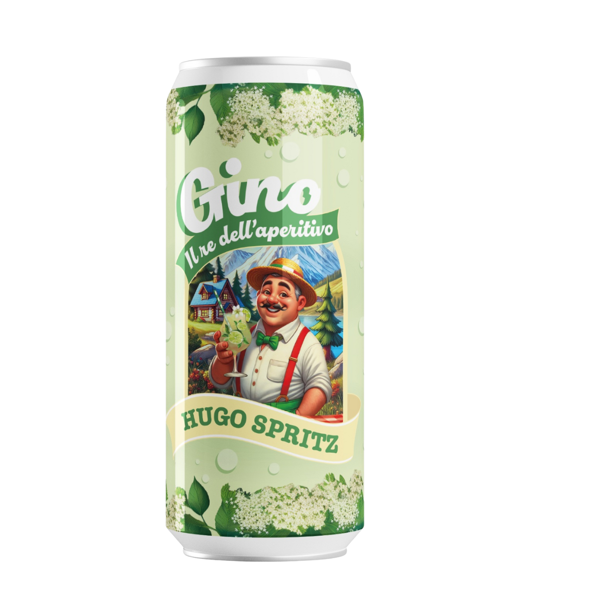 Gino Il Re dell'Aperitivo Hugo Spritz Cocktail Italy