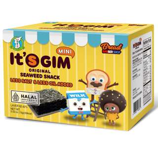 It's Gim Mini Seaweed Snack Original (less salt& oil added) It's Gim Mini Seaweed Snack Original (less salt& oil added)
