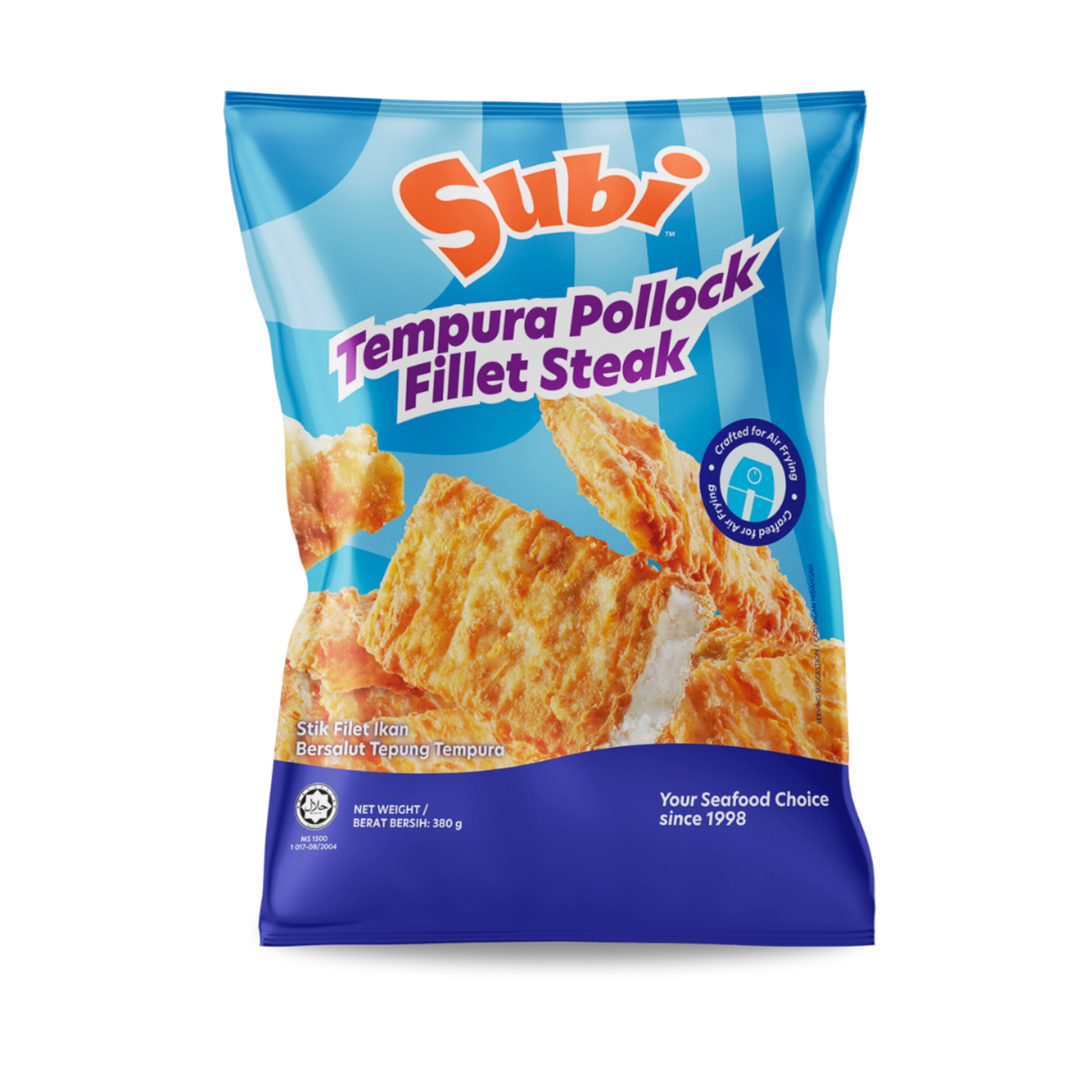 Subi Frozen Seafood - Tempura Pollock Fillet Steak